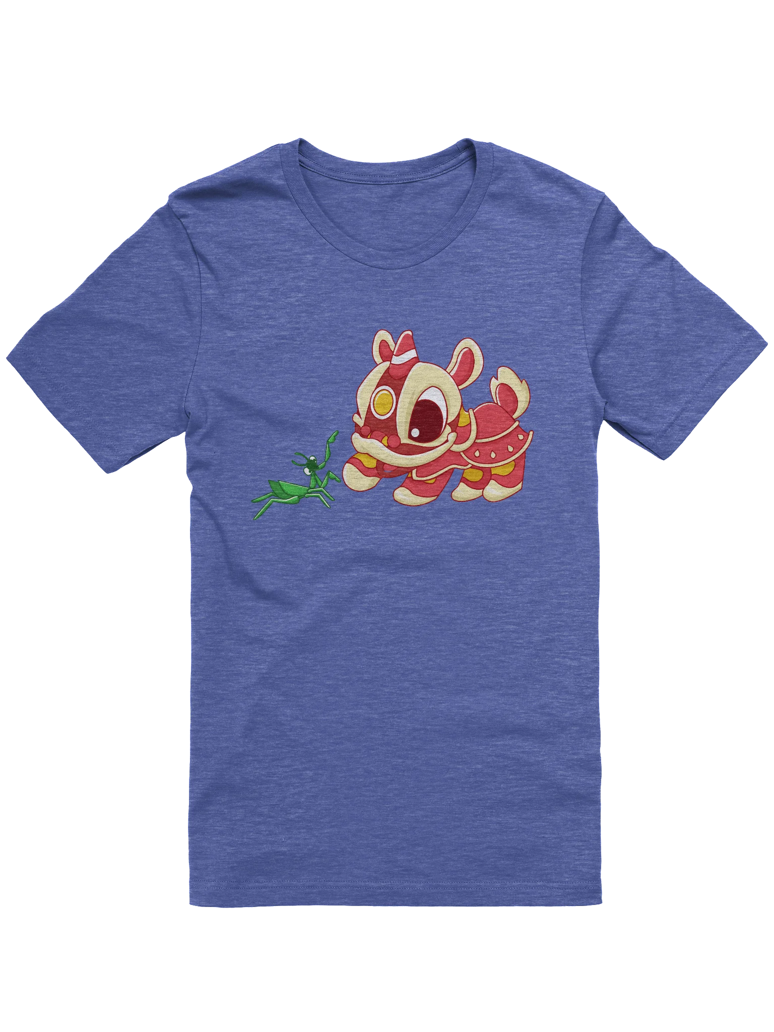 Mantis Meets Lion Heather Tee - Cotton Blend product image (13)