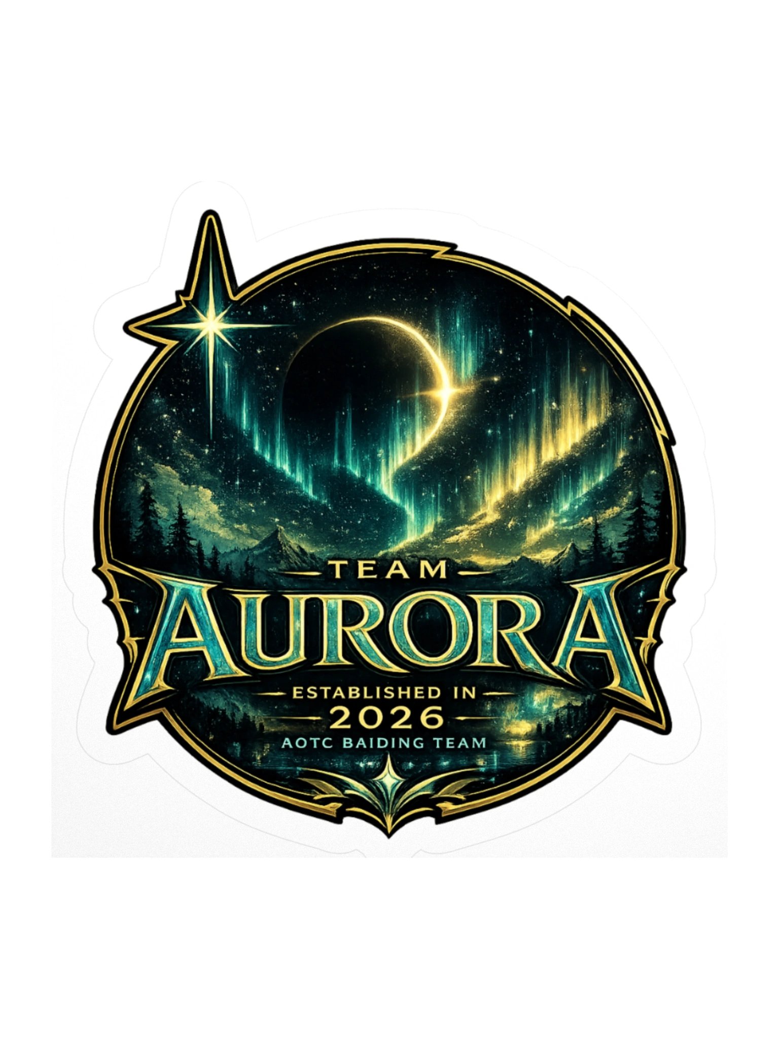 Aurora Team Sticker product image (1)