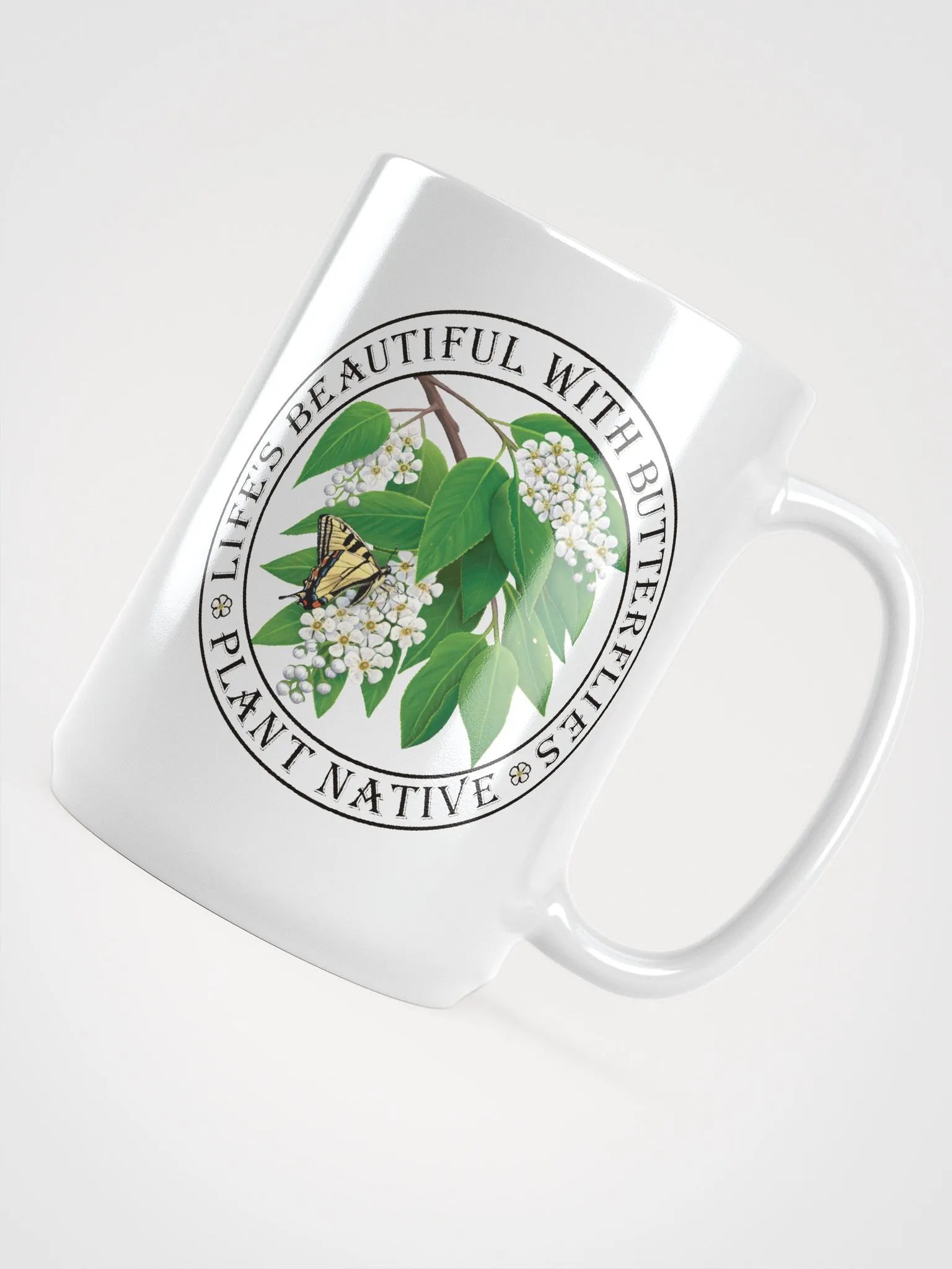 Tiger Swallowtail White Mug product image (5)