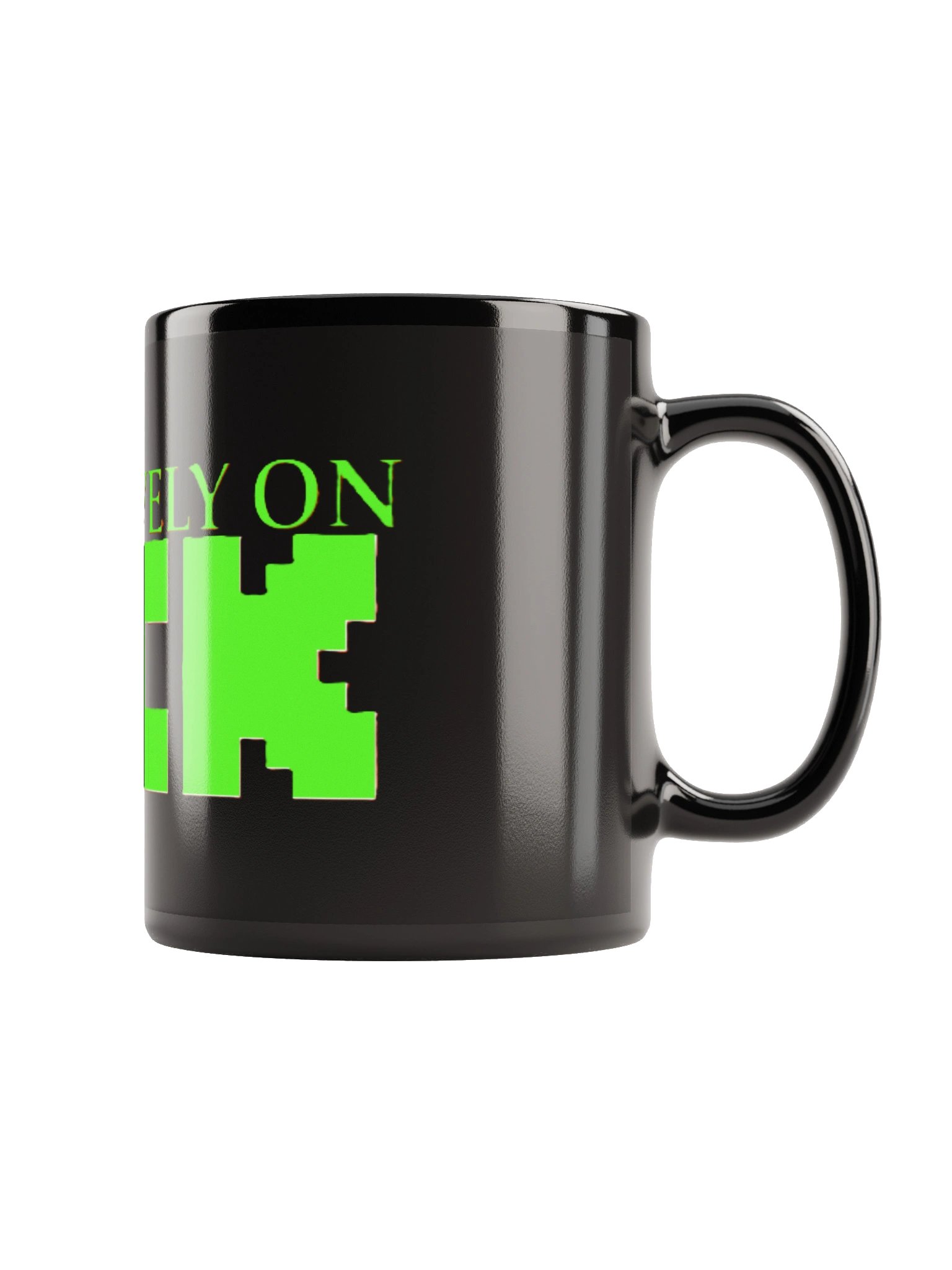 EXCLUSIVELY ON KICK Black Glossy Mug product image (2)