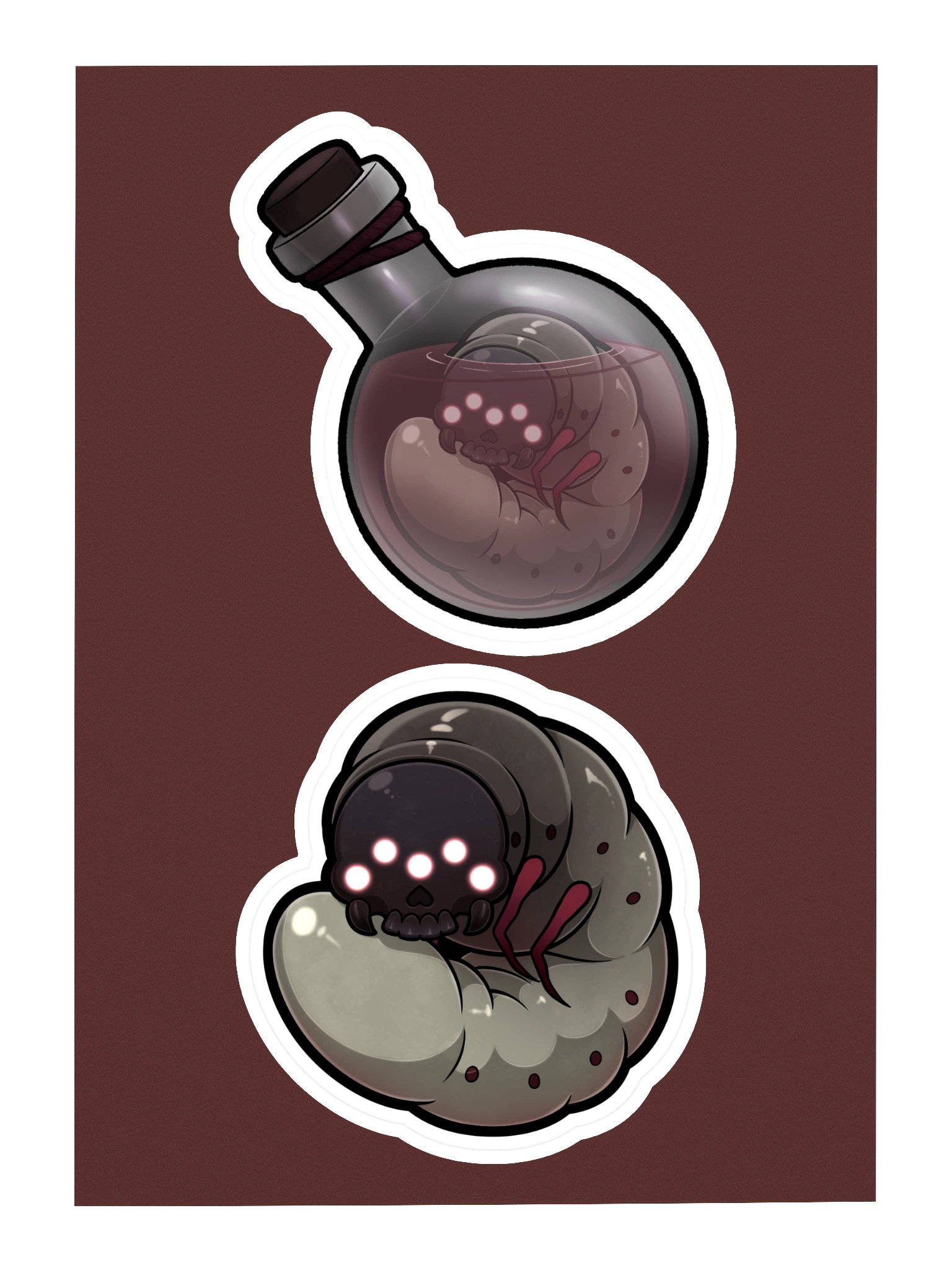 Brain Worm Stickers product image (3)