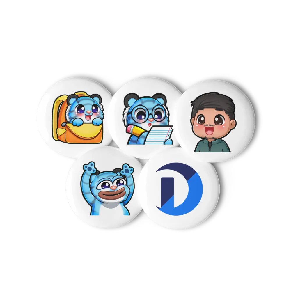 Dusking Pin Buttons (Set of 5) product image (4)