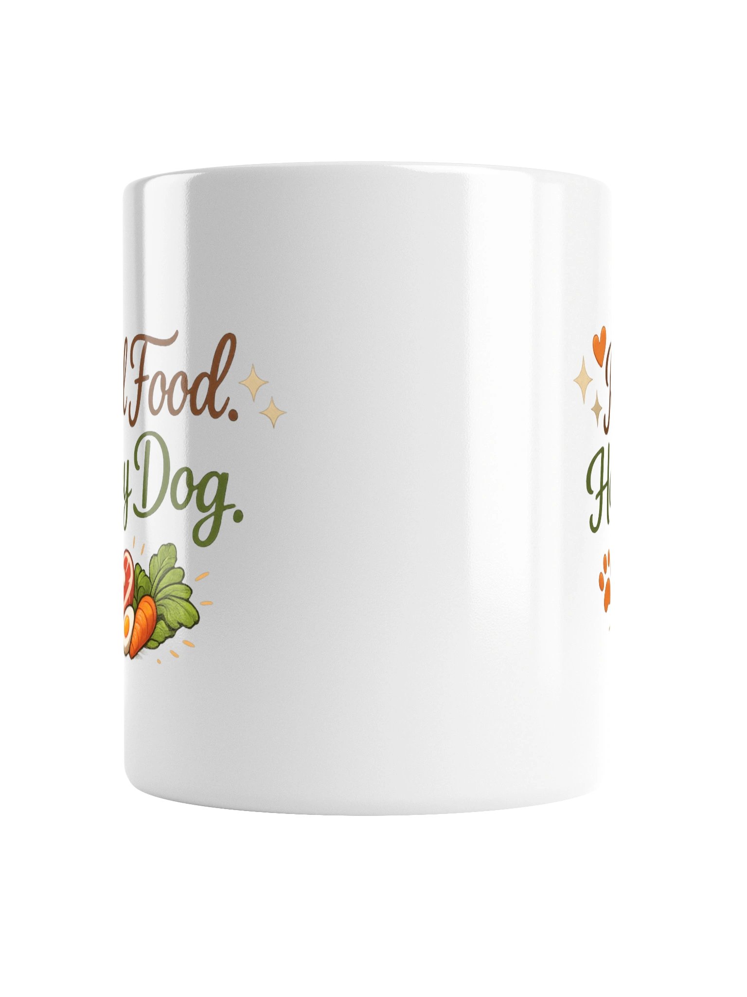 Real Food Happy Dog Mug – Fresh Fed & Raw Fed Dog Lover Gift product image (4)