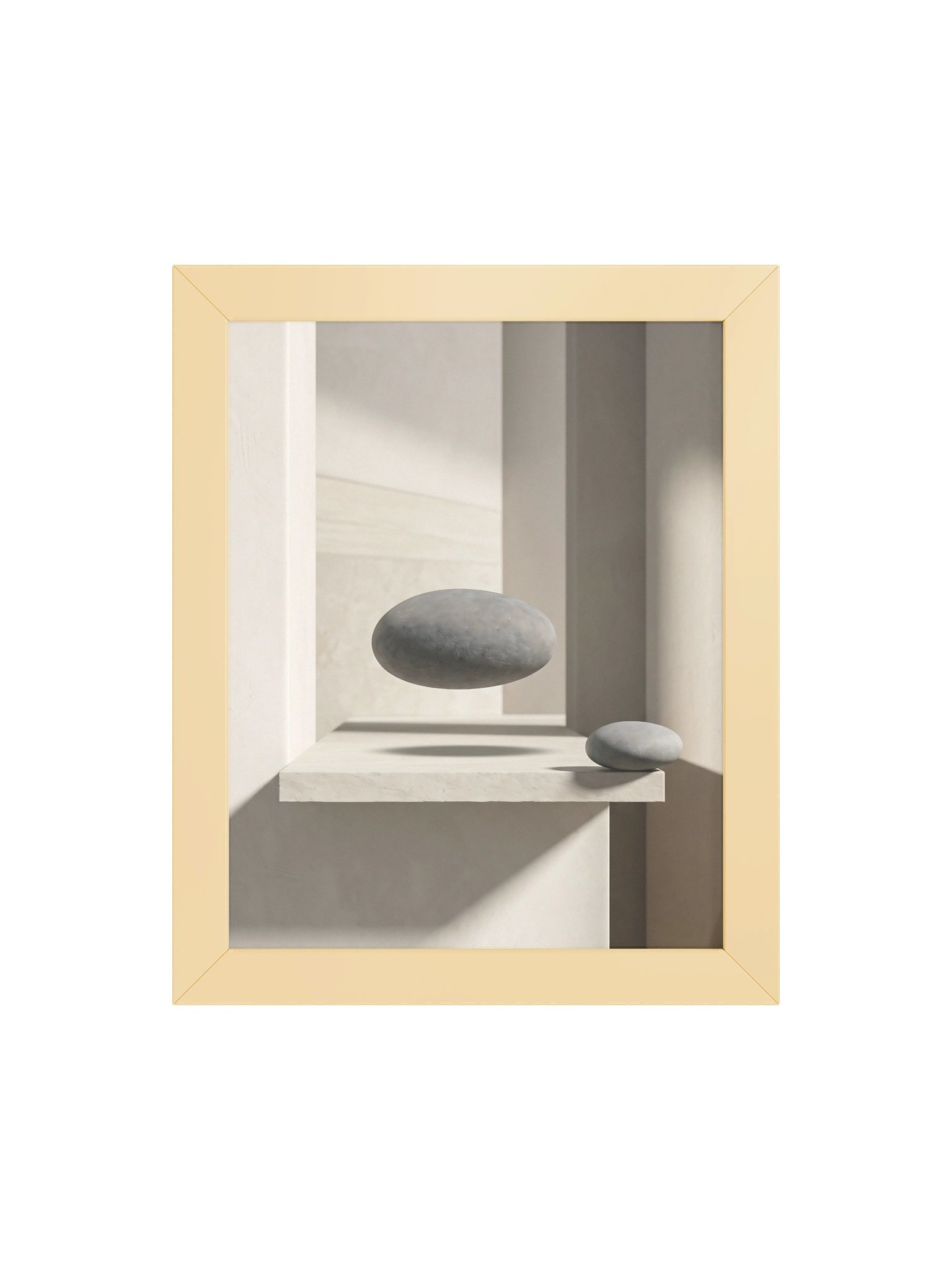 The Impossible Balance - Surrealist Sculptural Stone Wall Art product image (2)