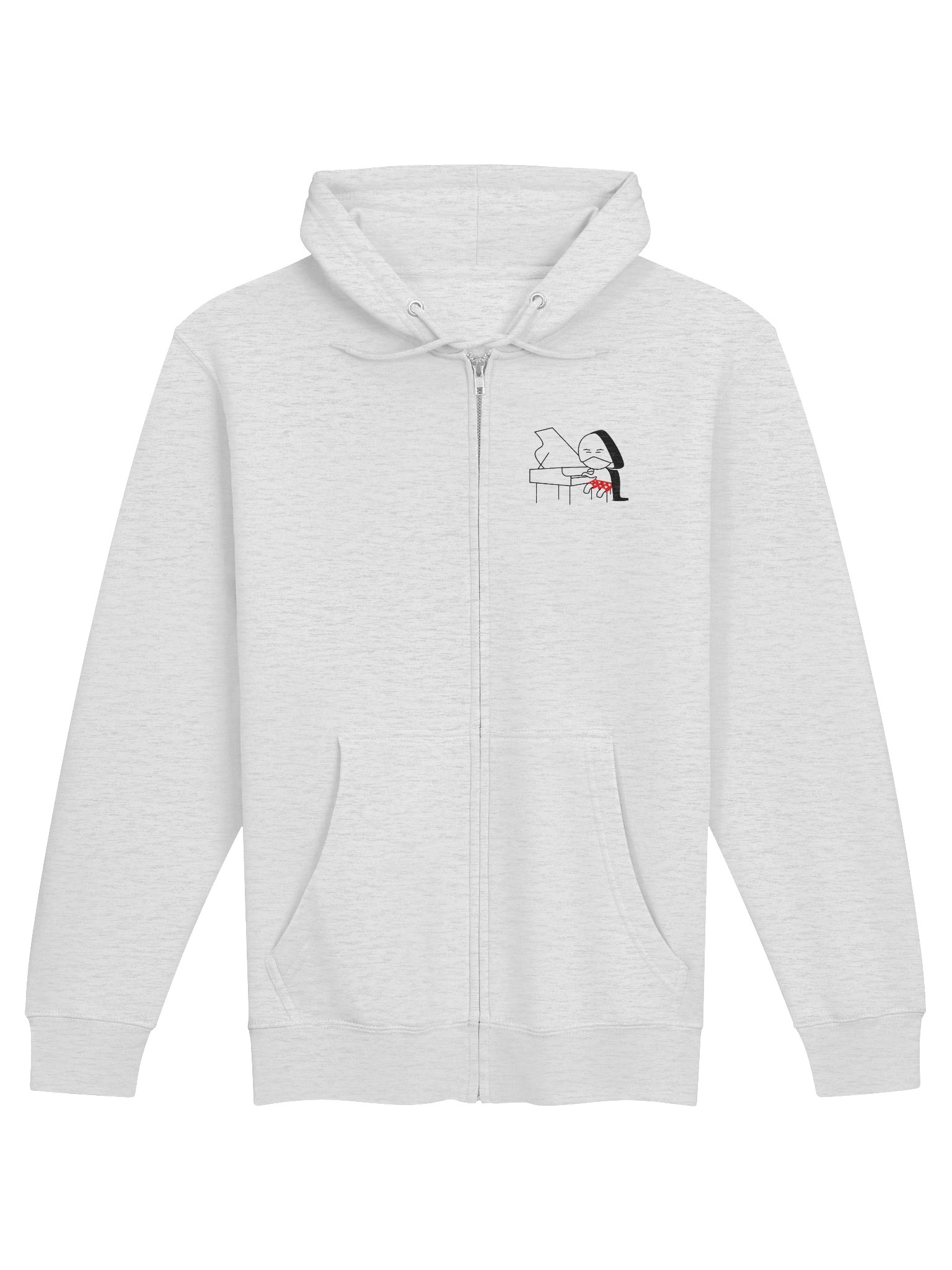 *BRAND NEW* Man. Mask. Piano. Pants. Zip-Up Hoodie (LIGHT COLOURS) product image (1)