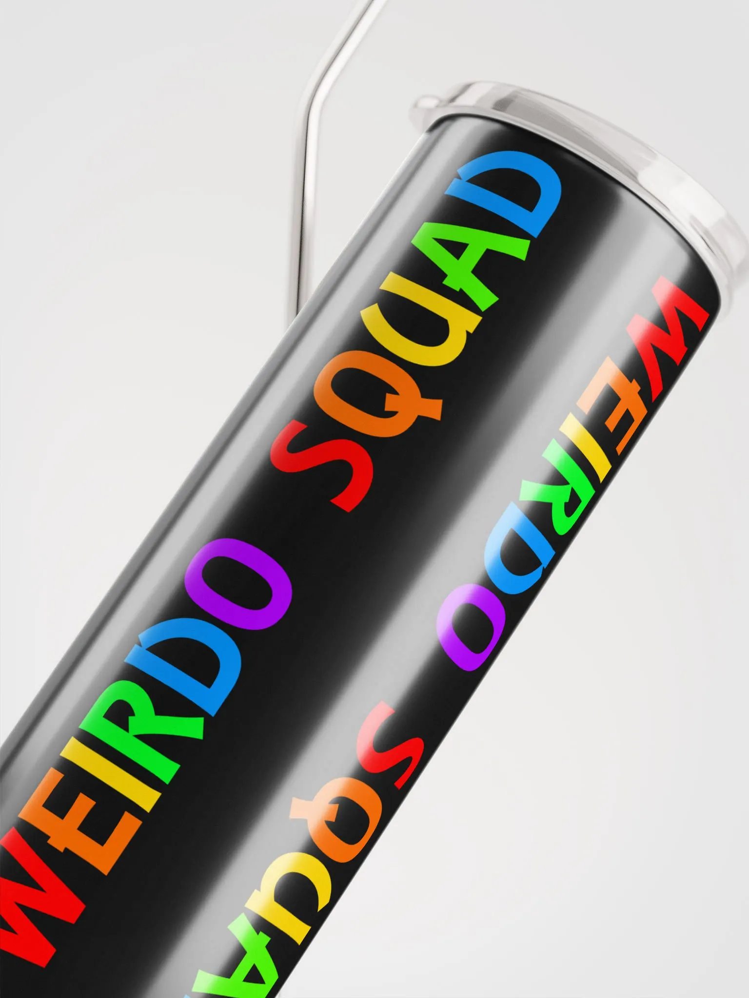 Weirdo Squad Rainbow - Stainless Steel Tumbler w/ Straw product image (5)