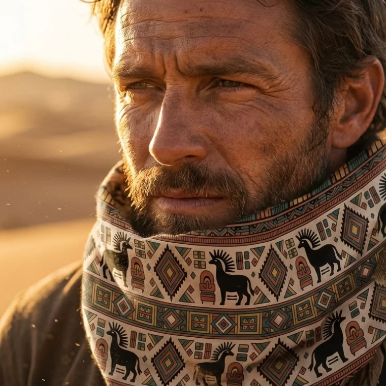 Nomad Scarf (Bandana) – Mexican Symmetry Edition 04 product image (2)