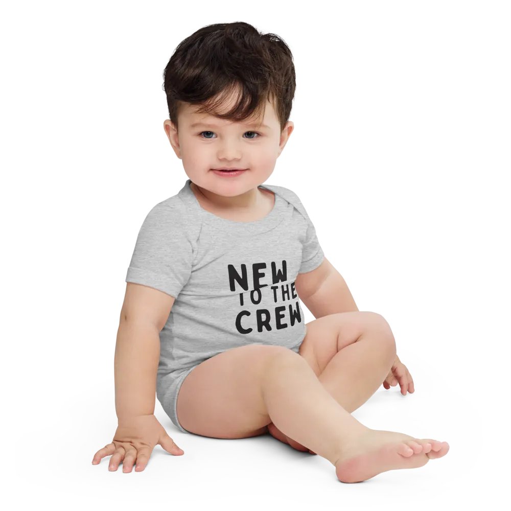 NEW TO THE CREW Baby Short Sleeve Onesie product image (4)