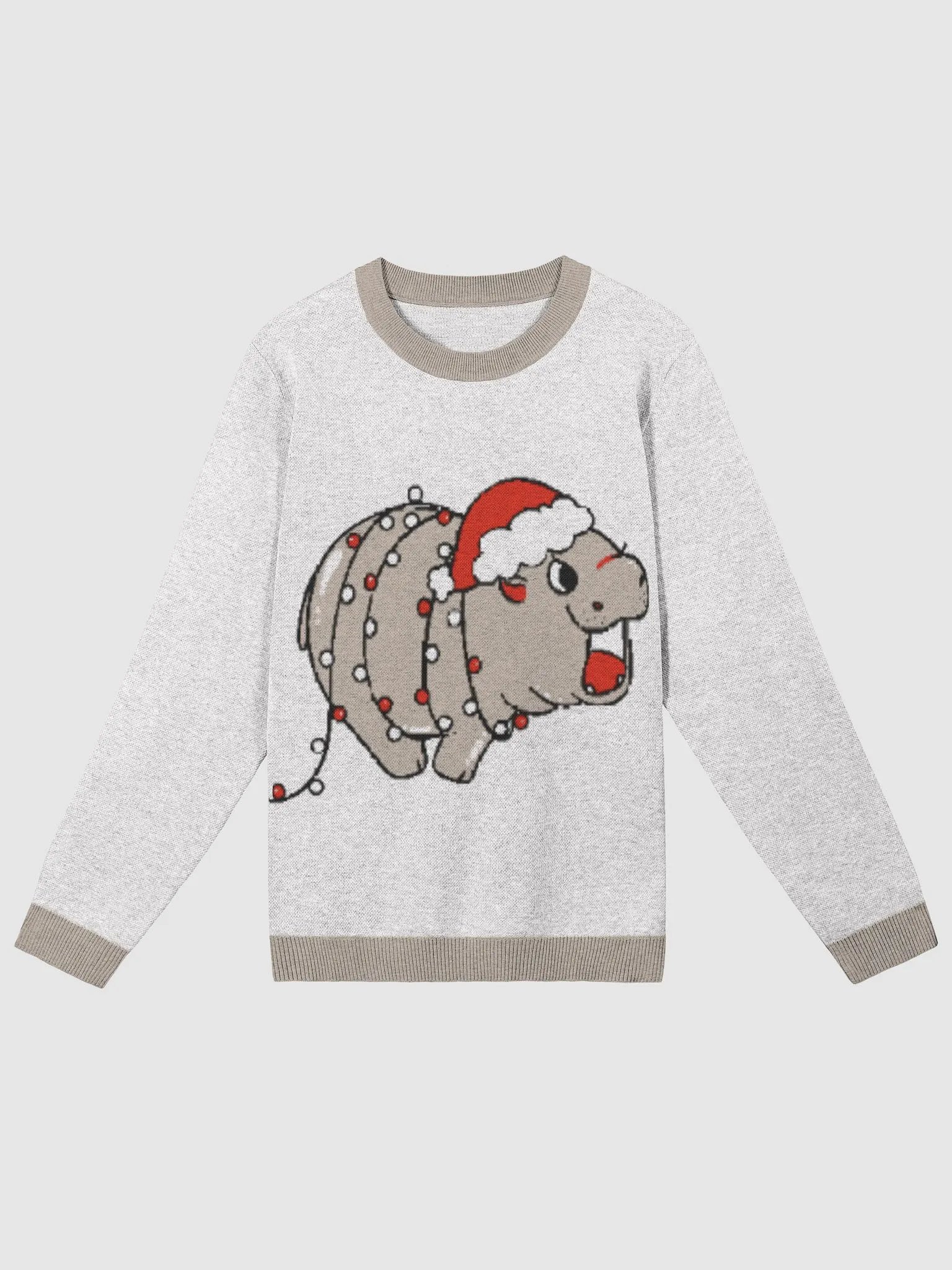 Santa Sheep Jacquard Crewneck Sweater product image (3)