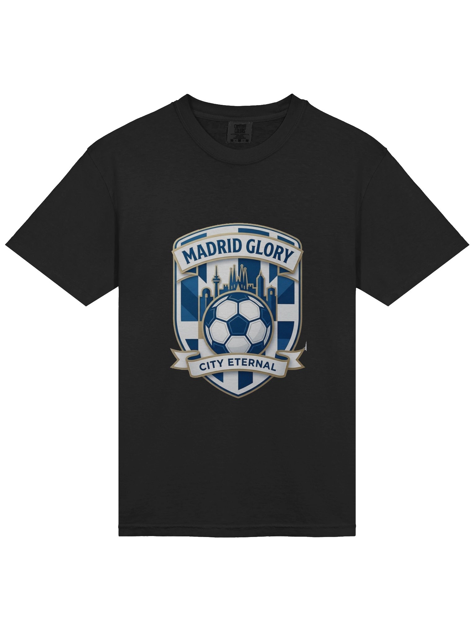 Madrid Glory Skyline Triumph T Shirt, Urban Soccer Fan Gift product image (3)