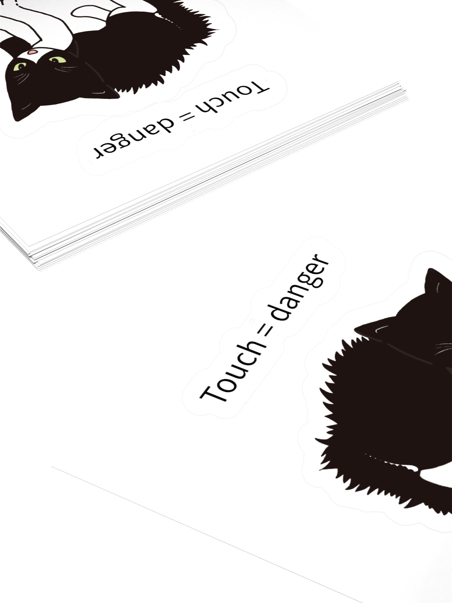 Touch = danger Sticker product image (4)