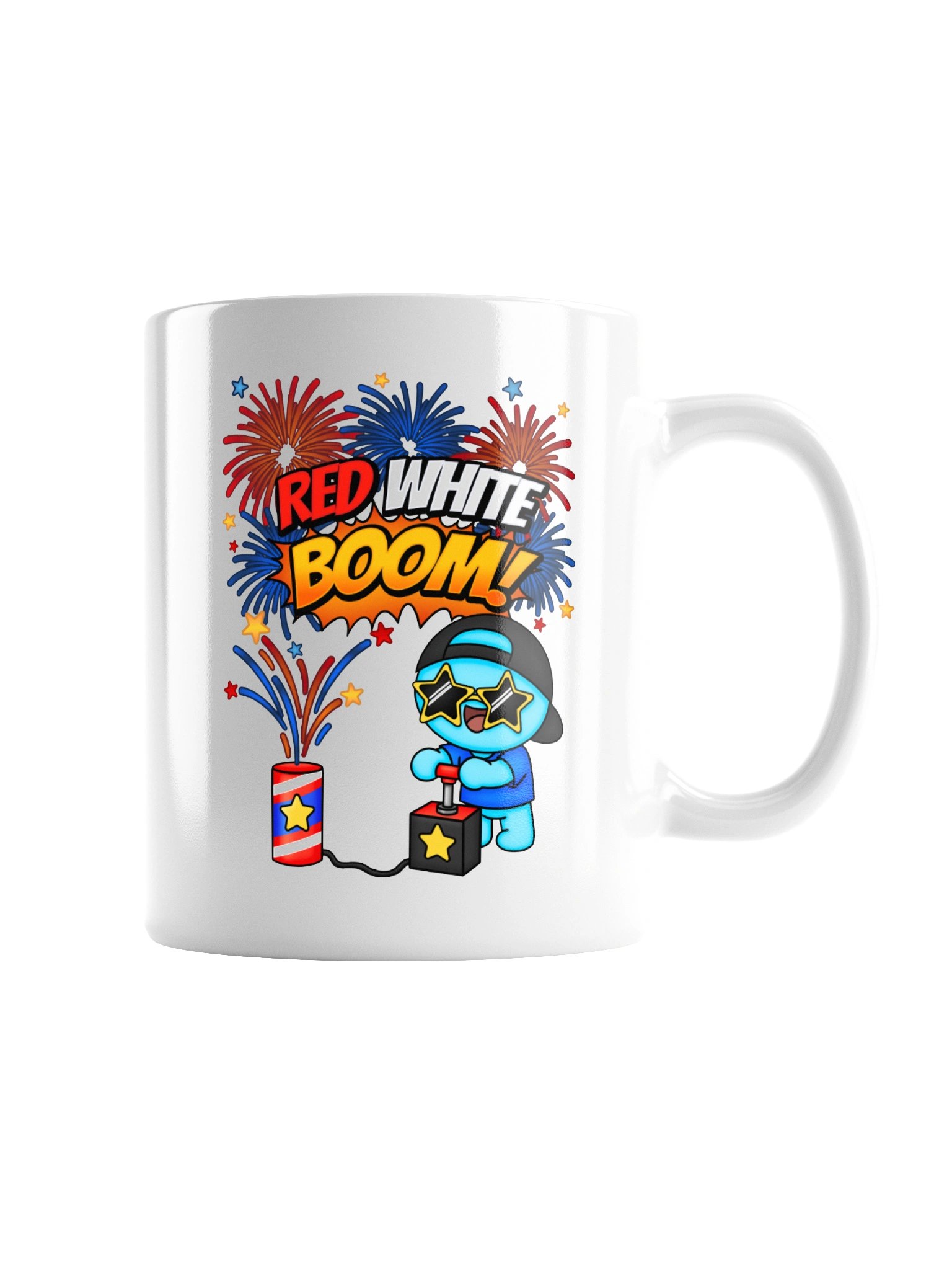 Red White Boom Mug product image (5)