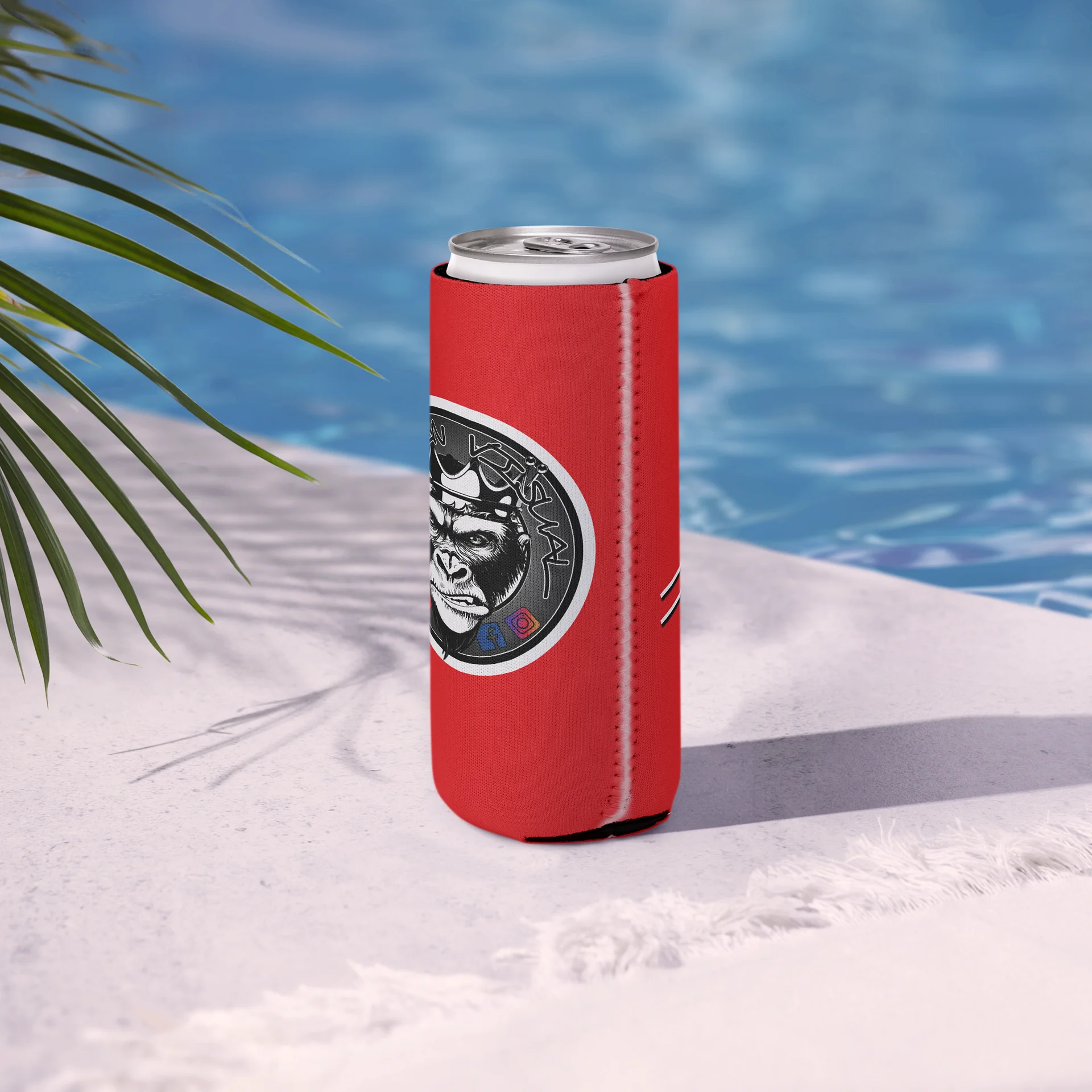 Signature 1 Gorilla Koozie - Red (slim) product image (6)