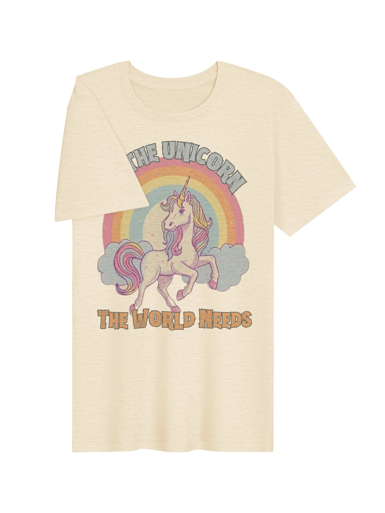 Retro Unicorn Shirt | Be the Unicorn the World Needs, Y2K Rainbow Graphic product image (4)
