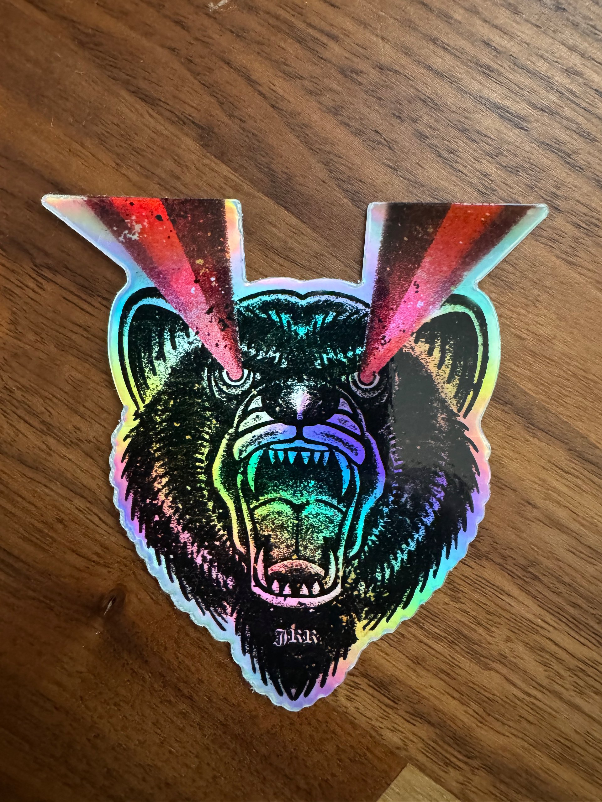 Laser Bear - Holographic Sticker product image (2)