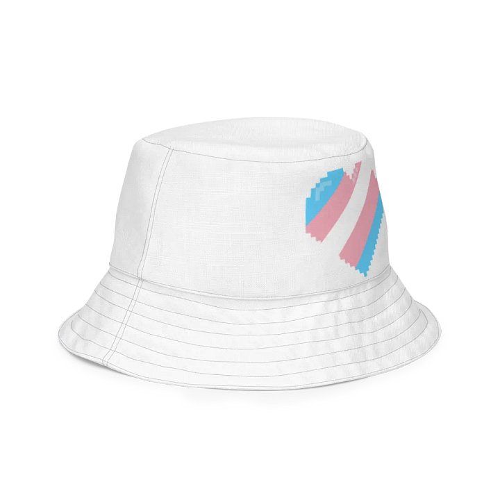 Trans heart Bucket hat product image (2)