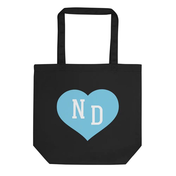 ND Heart Blue Tote product image (1)