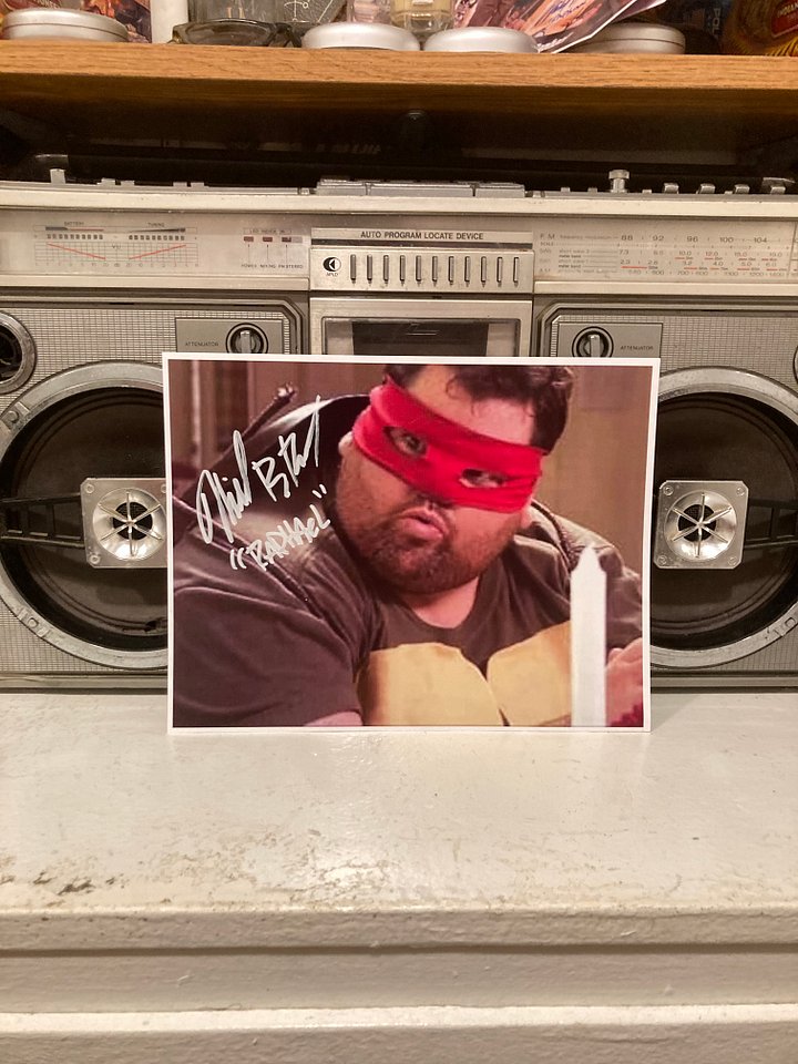 Raphael Turtle Warrior Autographed Photo | Dinner With Raphael Movie product image (2)