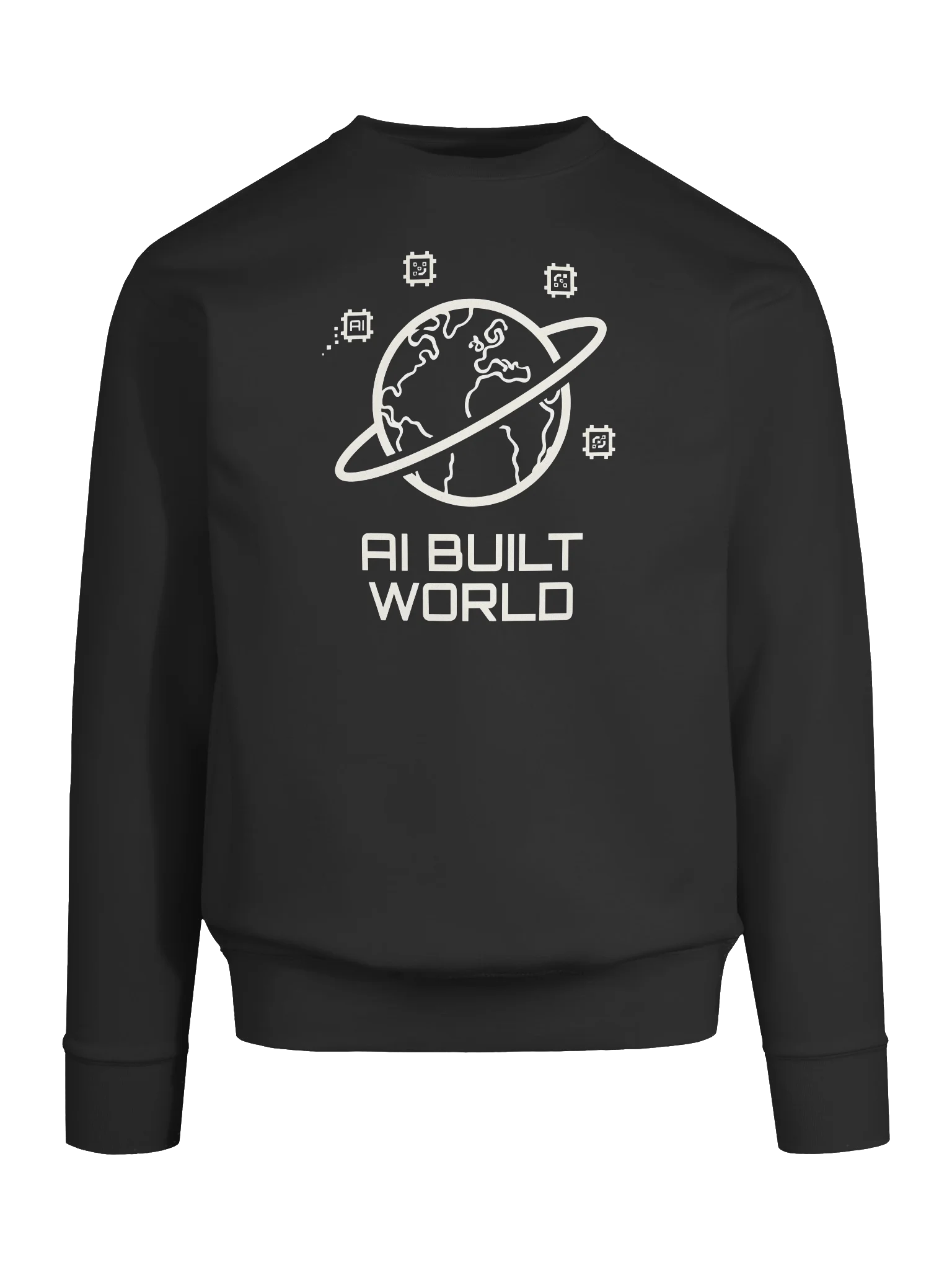 AI Built World Premium Crewneck product image (77)