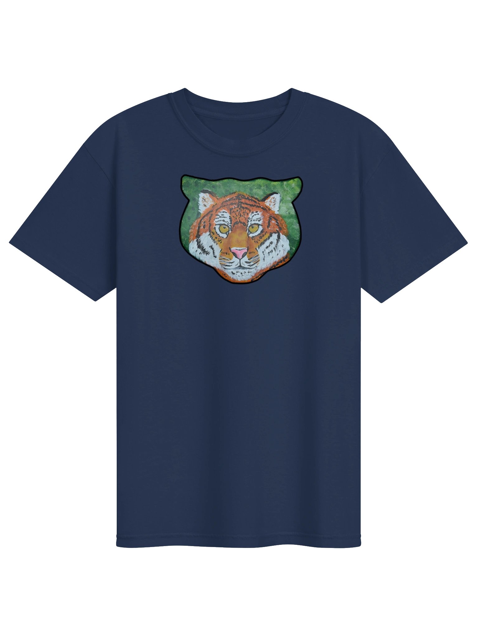 Tiger Portrait Painting Print - Comfort Colors Tee product image (33)