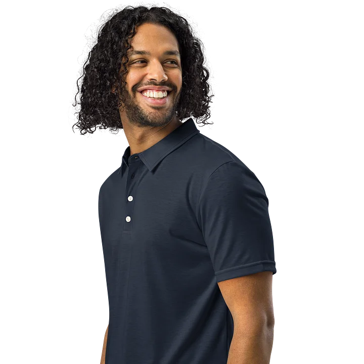 Navy Minimal Slim Fit Polo product image (2)