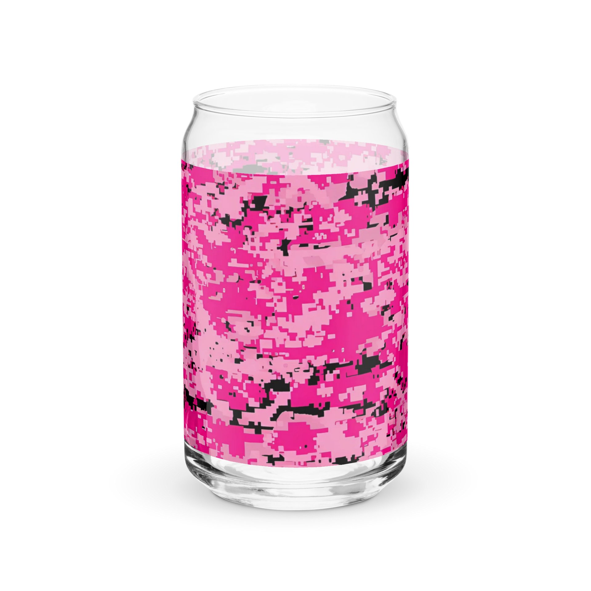Pixel Pink Glass: Can-Shaped Elegance product image (7)