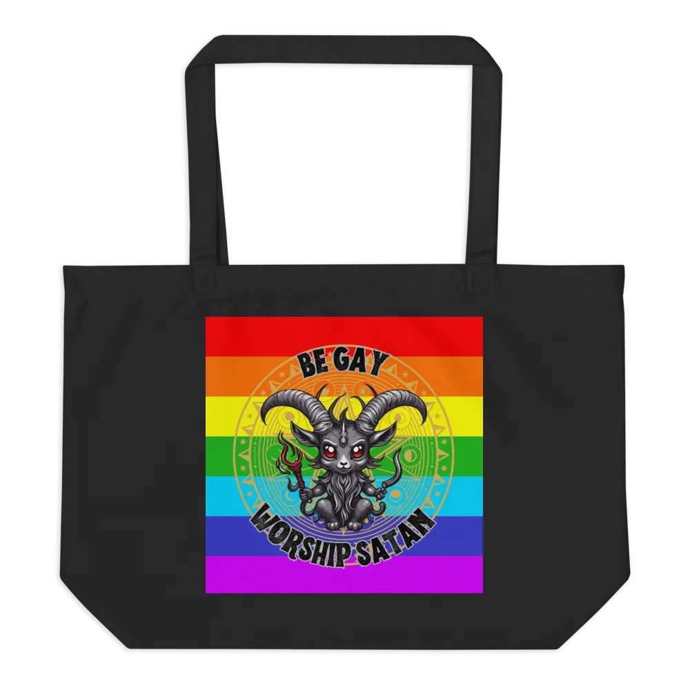 Be Gay Worship Satan Tote Bag product image (2)
