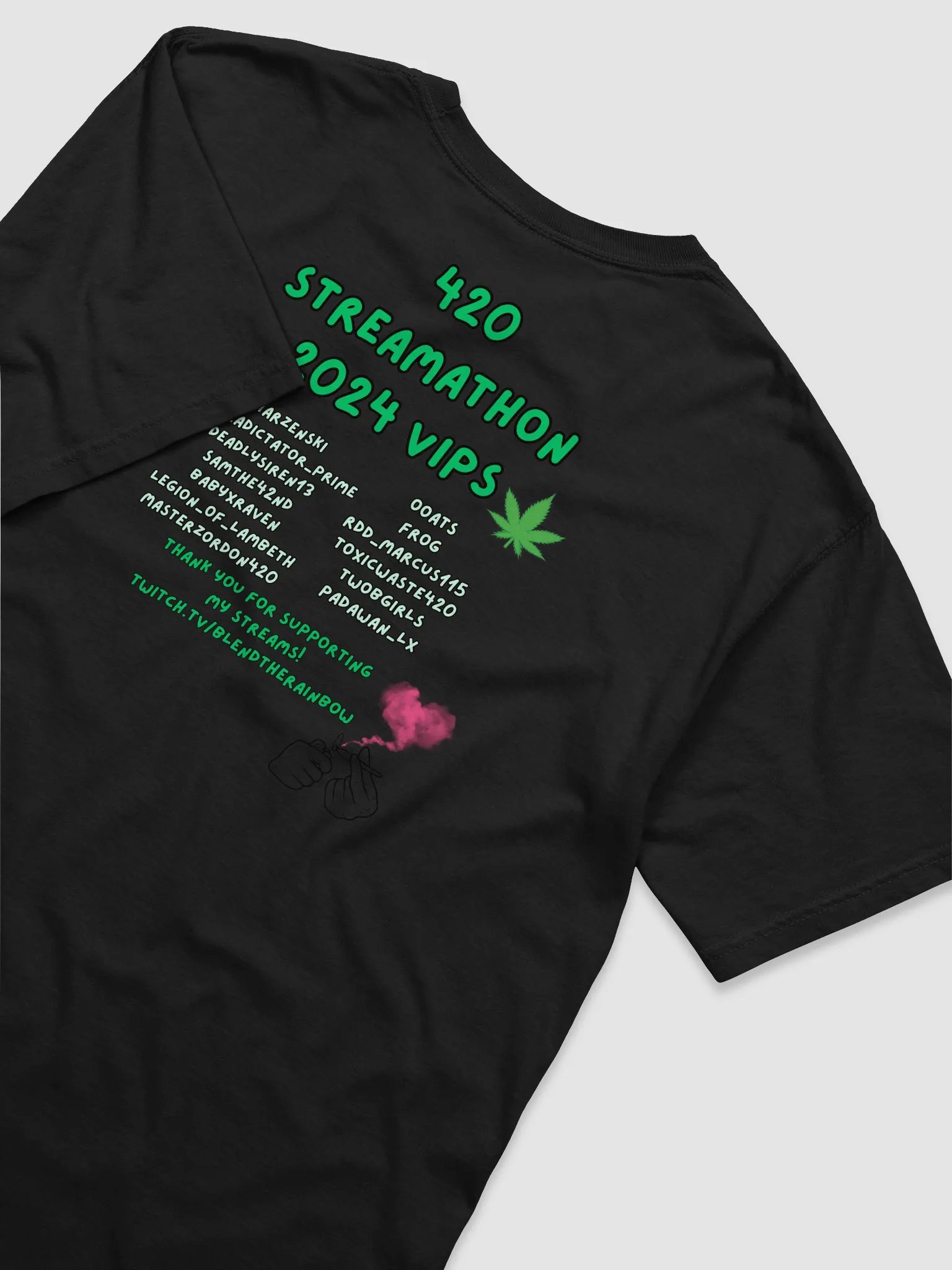 2024 streamathon vips shirt product image (1)