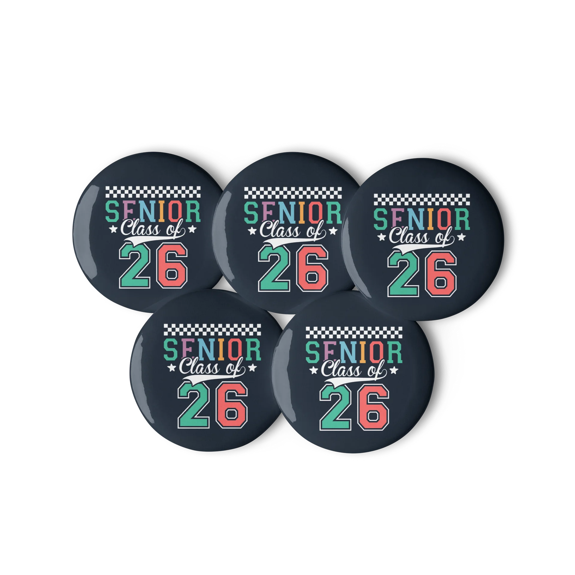 Senior Class of ‘26 Varsity Navy Pin Set product image (1)
