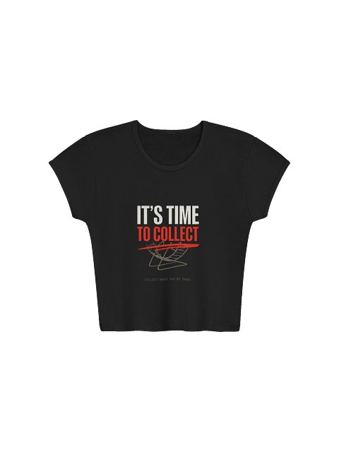 LA Apparel Womens Ribbed Baby Tee Crop Top