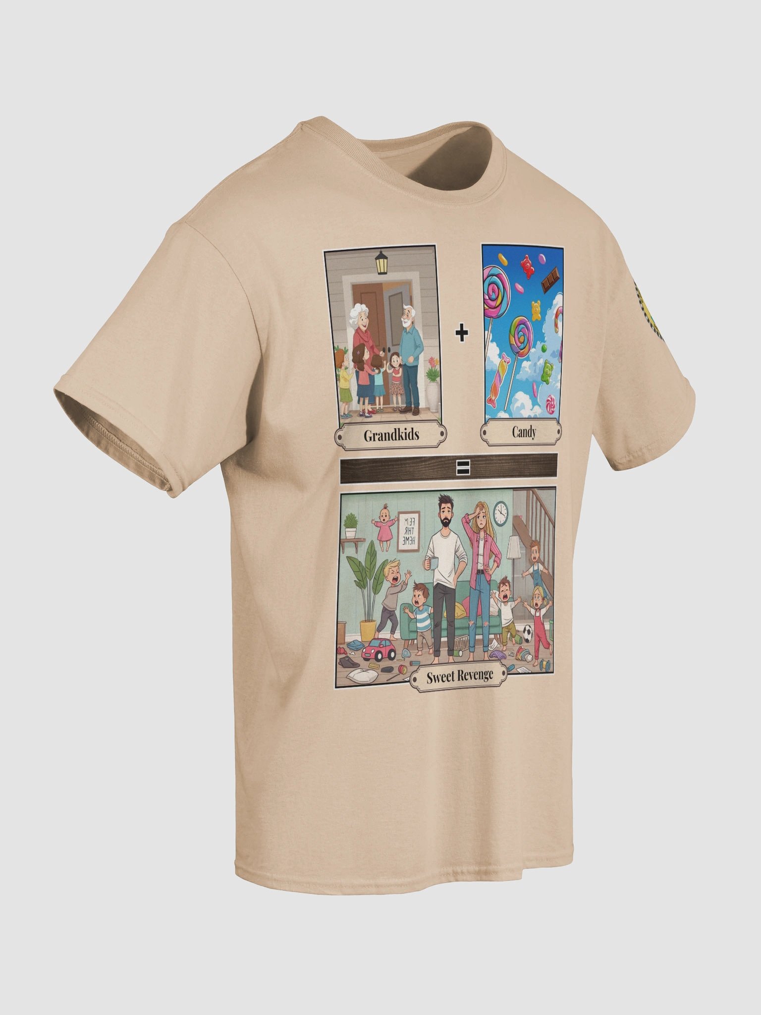 Grandkids + Candy = Sweet Revenge (Both) Gildan Heavyweight T-Shirt Colors (3) product image (4)