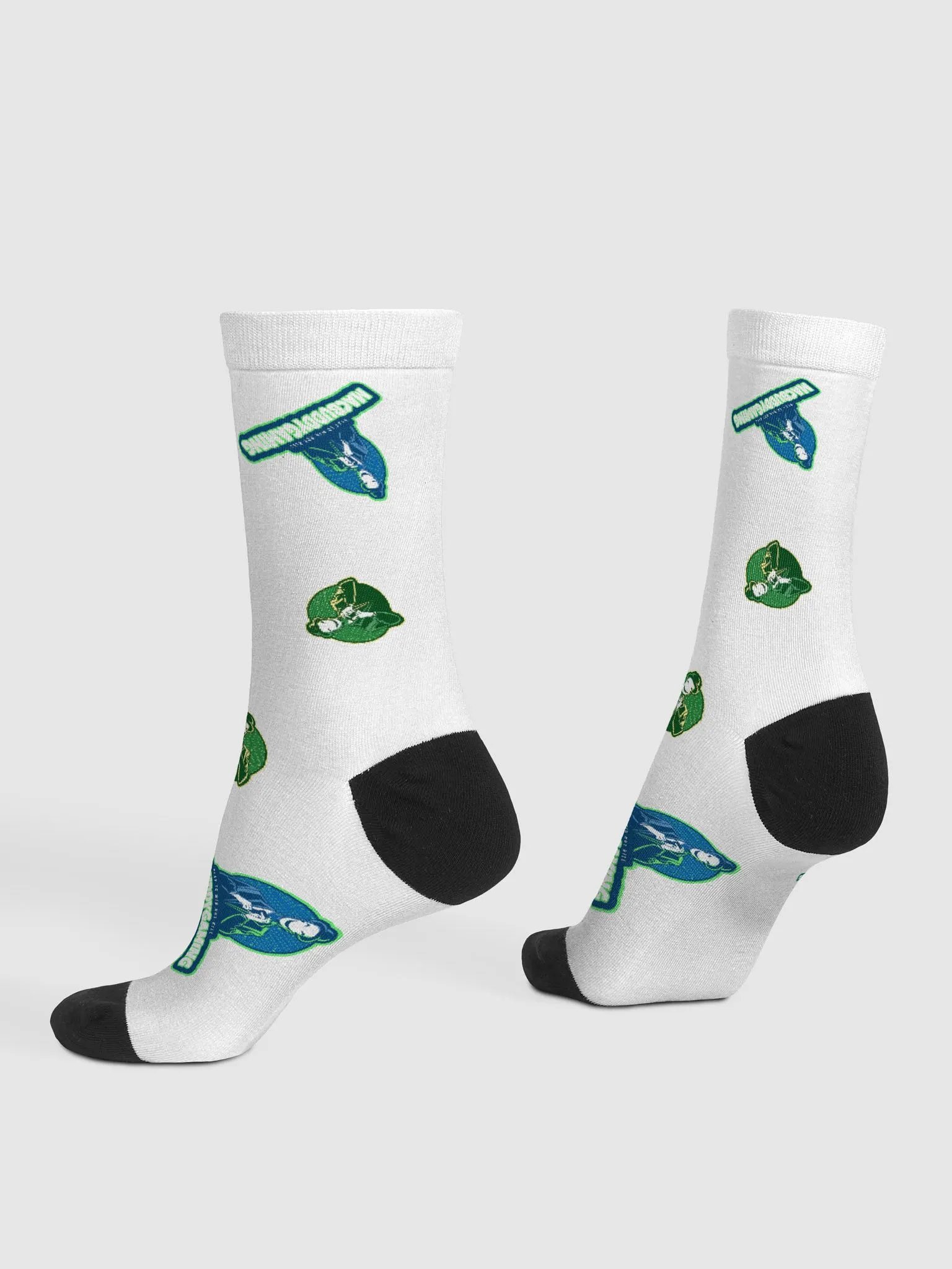 macbuddygaming mix-up logo crew socks product image (3)