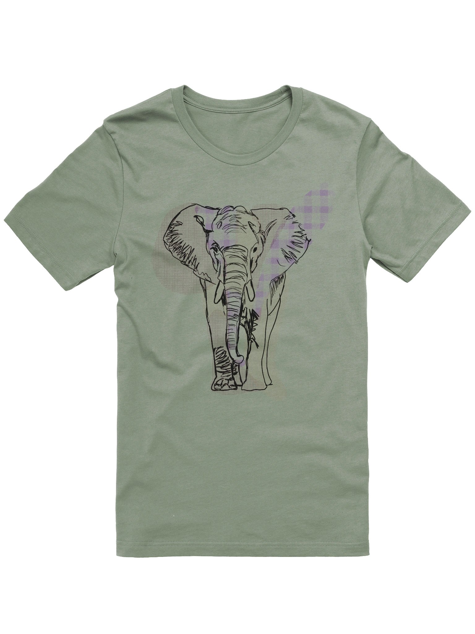 elephant art tshirt product image (6)