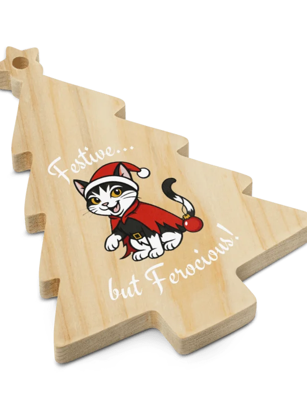 Ele "Festive but Ferocious" Wooden Ornament product image (16)