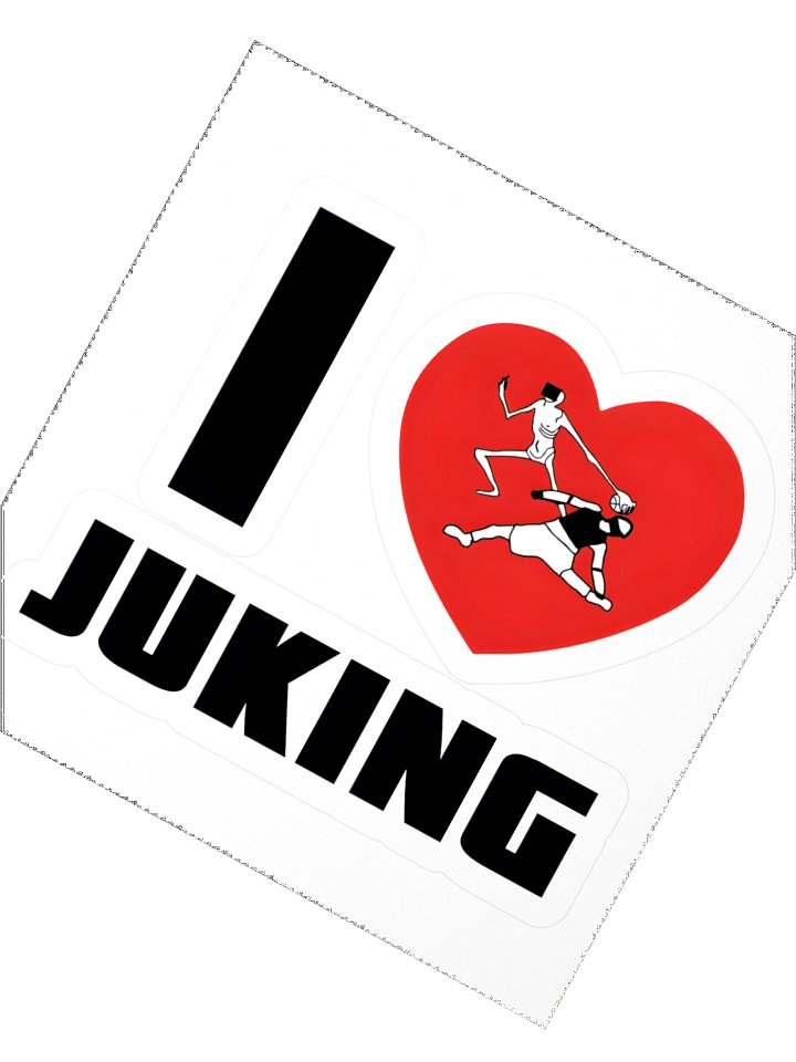 I <3 Juking Sticker product image (2)