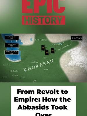 One revolution. Two dynasties. The Abbasids didn't just win—they rewrote Islamic history. From shadow networks to total power. The Islamic world was never the same. #AbbasidRevolution #IslamicHistory #Umayyads #Empires #HistoryOfIslam #EpicHistory #HistoryFYP #FYP #Viral #epichistory