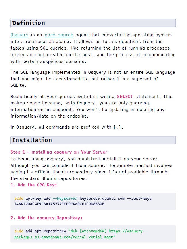 Osquery Cheat Sheet product image (2)