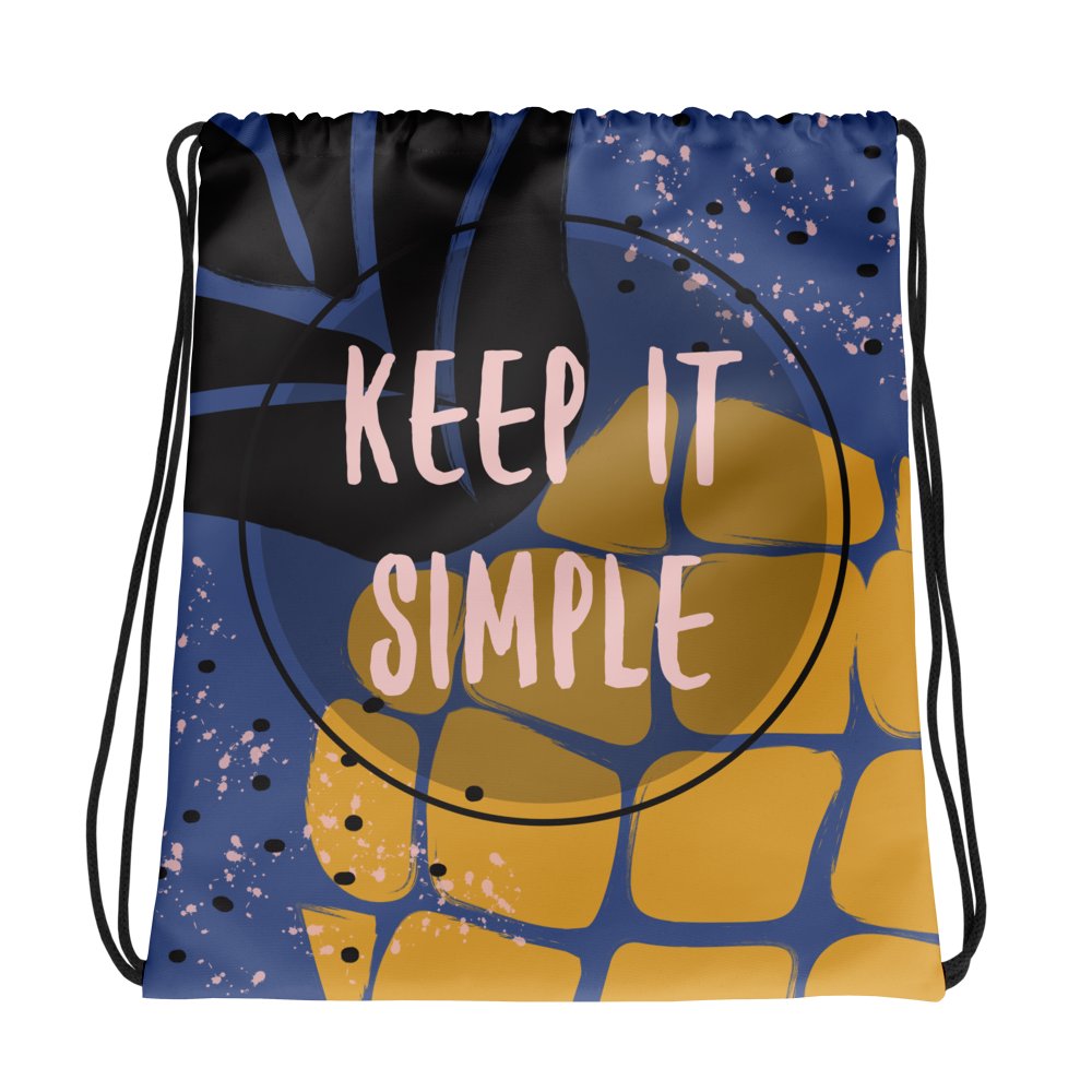 Keep It Simple Drawstring Bag product image (1)