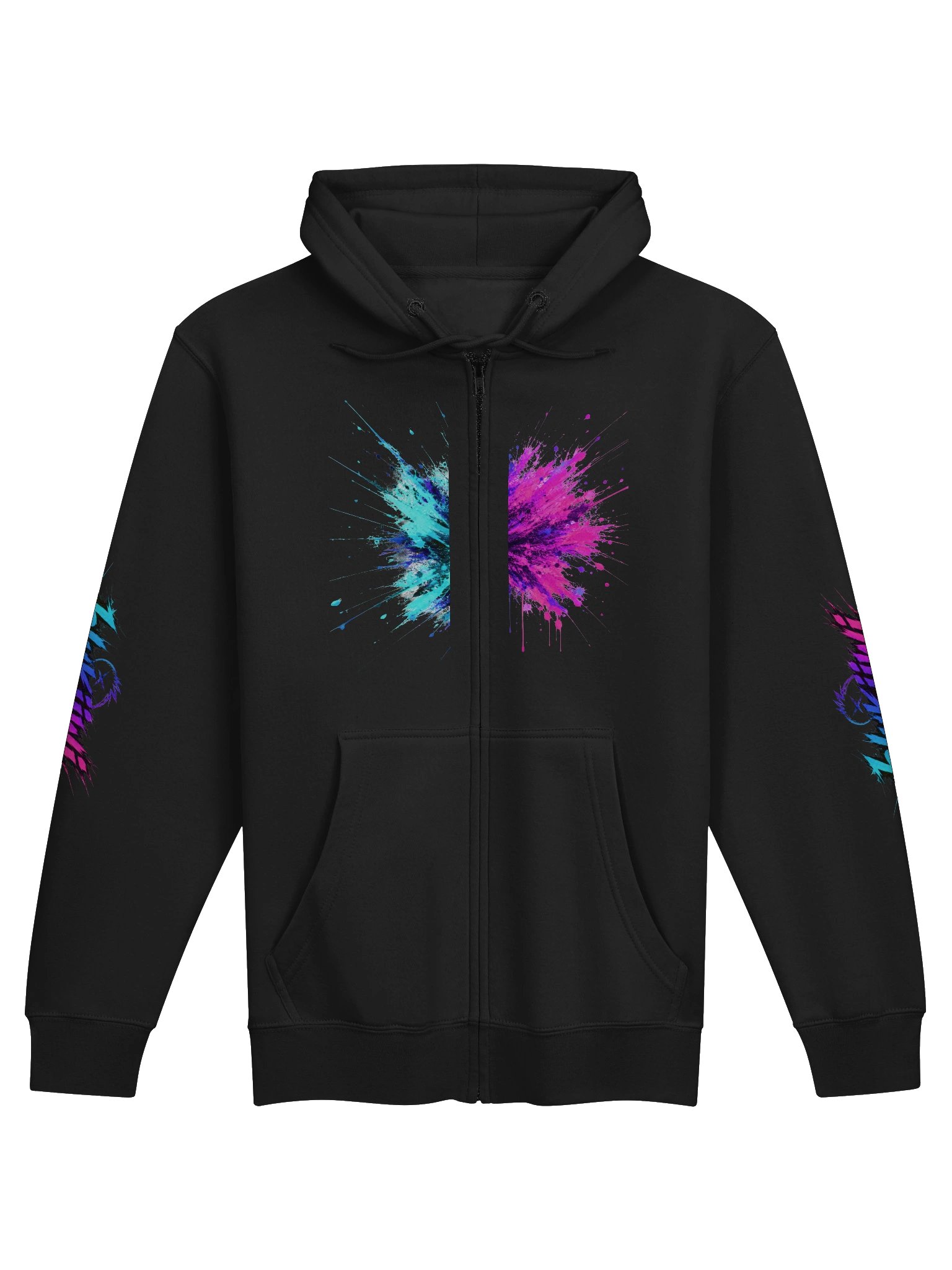 Kiiwi Splatter Zip Hoodie product image (3)