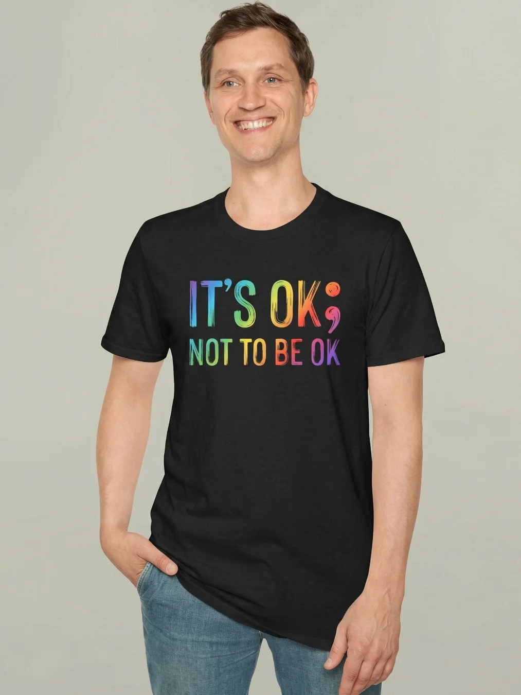 It's OK; Not To Be Ok T-shirt product image (8)