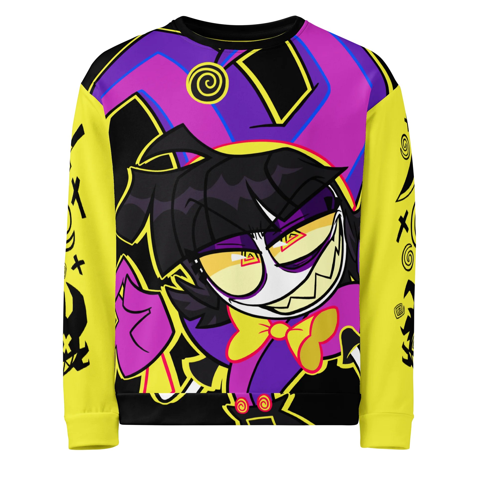 A Little Bit Bad - POX All Over Longsleeve! (Black/Yellow) product image (1)