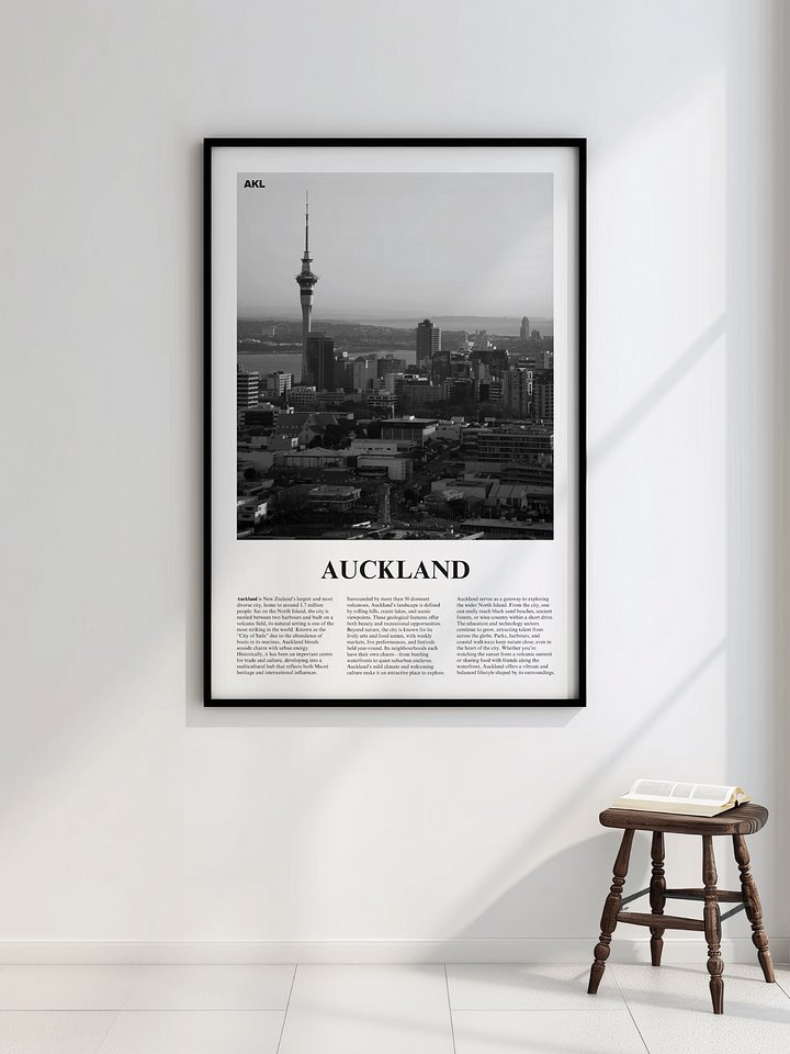 Auckland 02 Newspaper Poster product image (2)