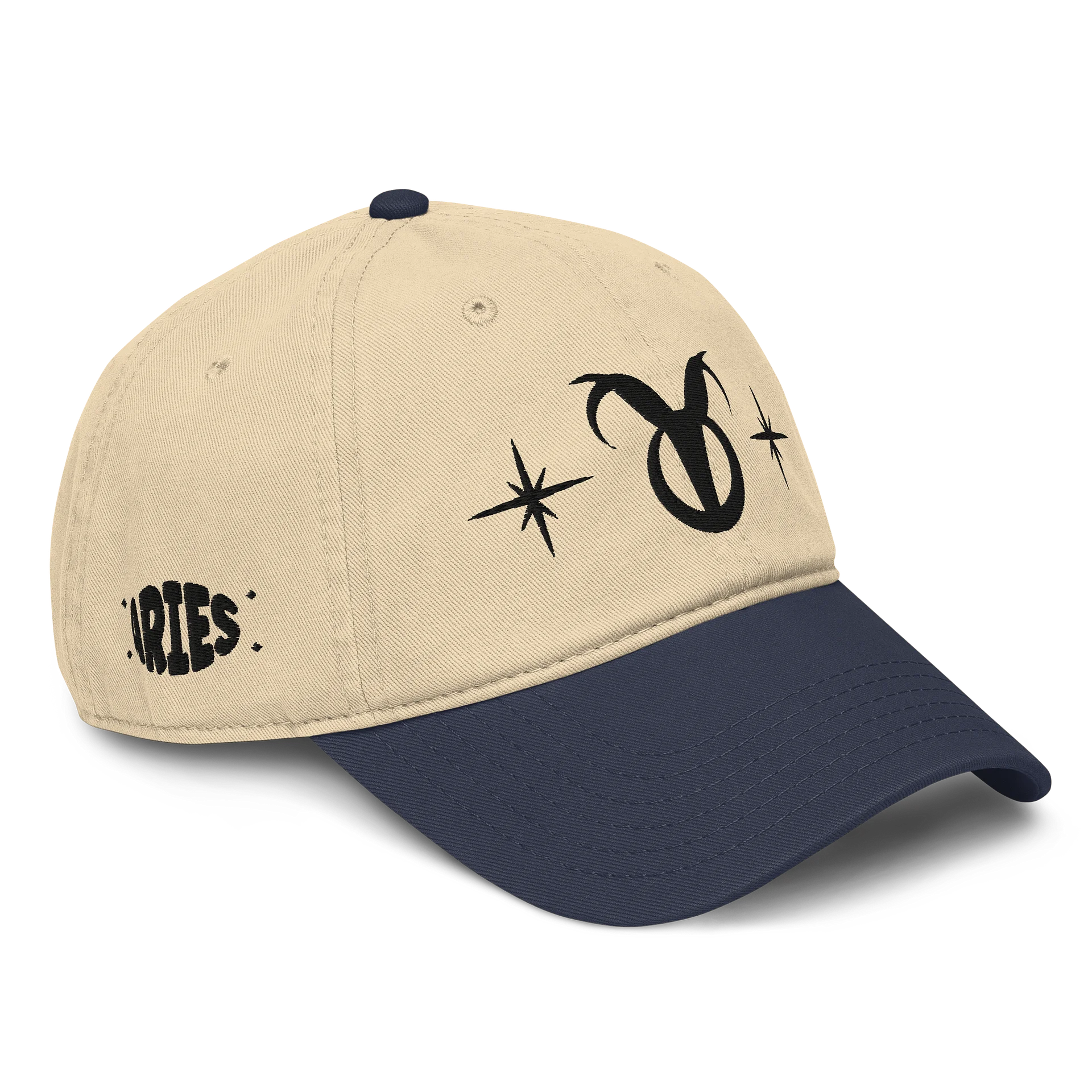 aries-taurus cusp dad hat (black) product image (4)