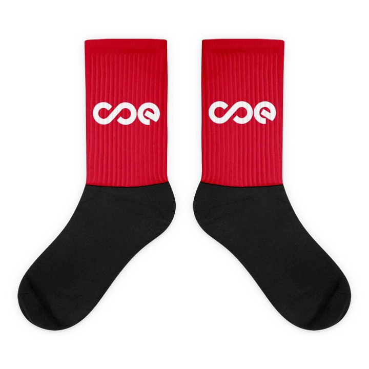 NEW COE SOCKS RED product image (1)