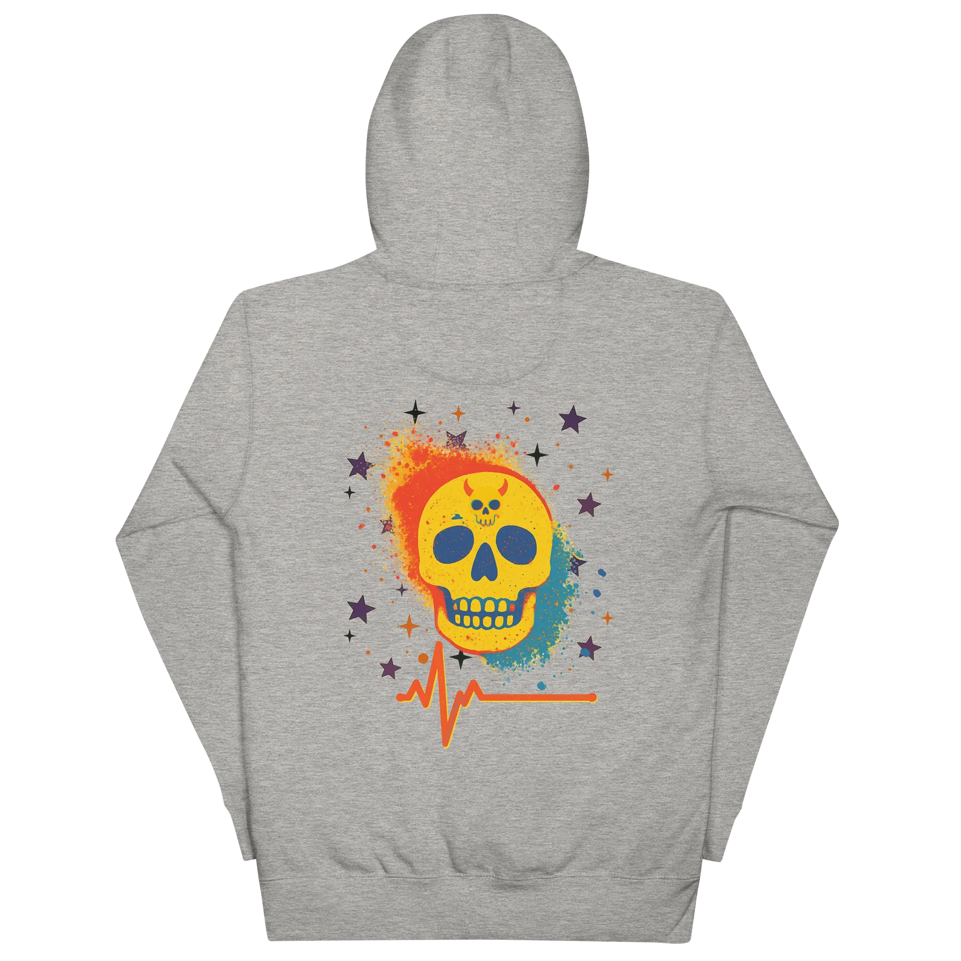 Neon Skull Pulse Premium Hoodie product image (7)