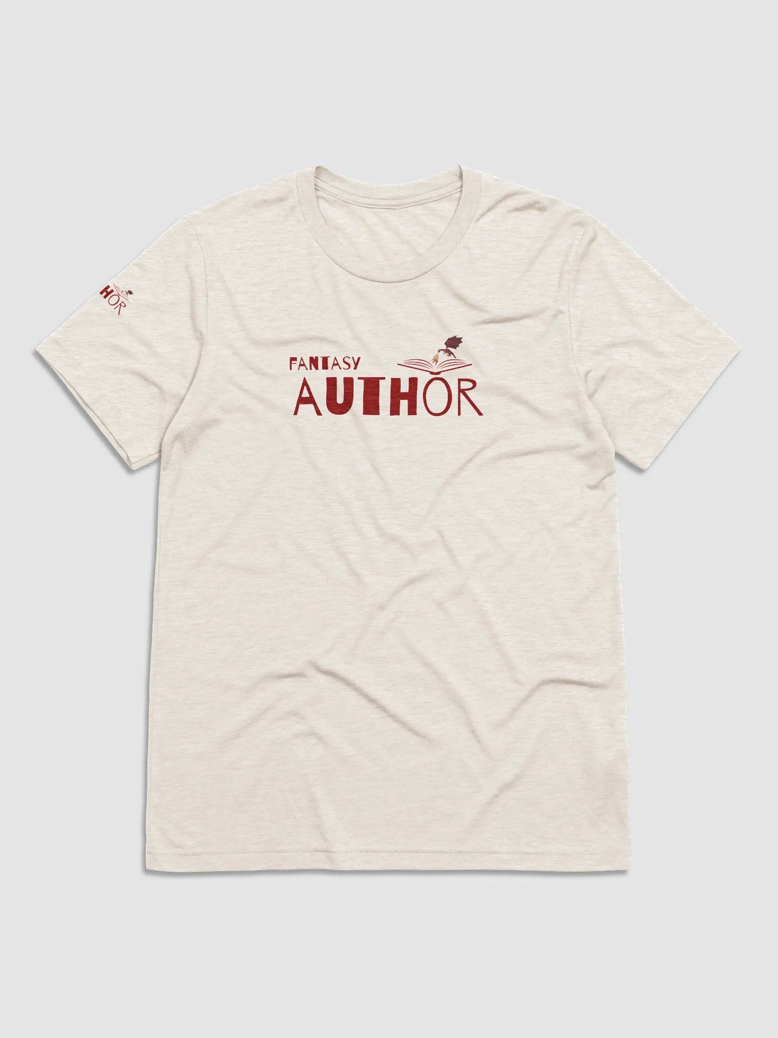 Fantasy Author Dragon Red Supersoft T-shirt product image (3)