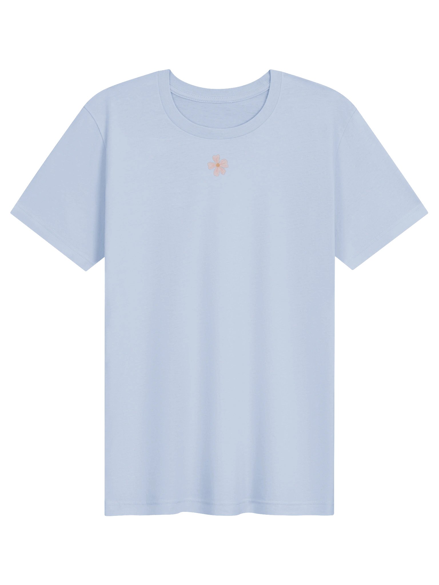 Minimal Pink Bloom T-Shirt Lucky Girls Club product image (1)