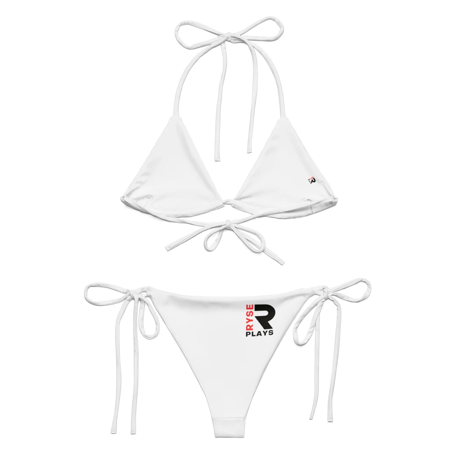 Ryse Plays EcoFlex Bikini Set – White product image (1)