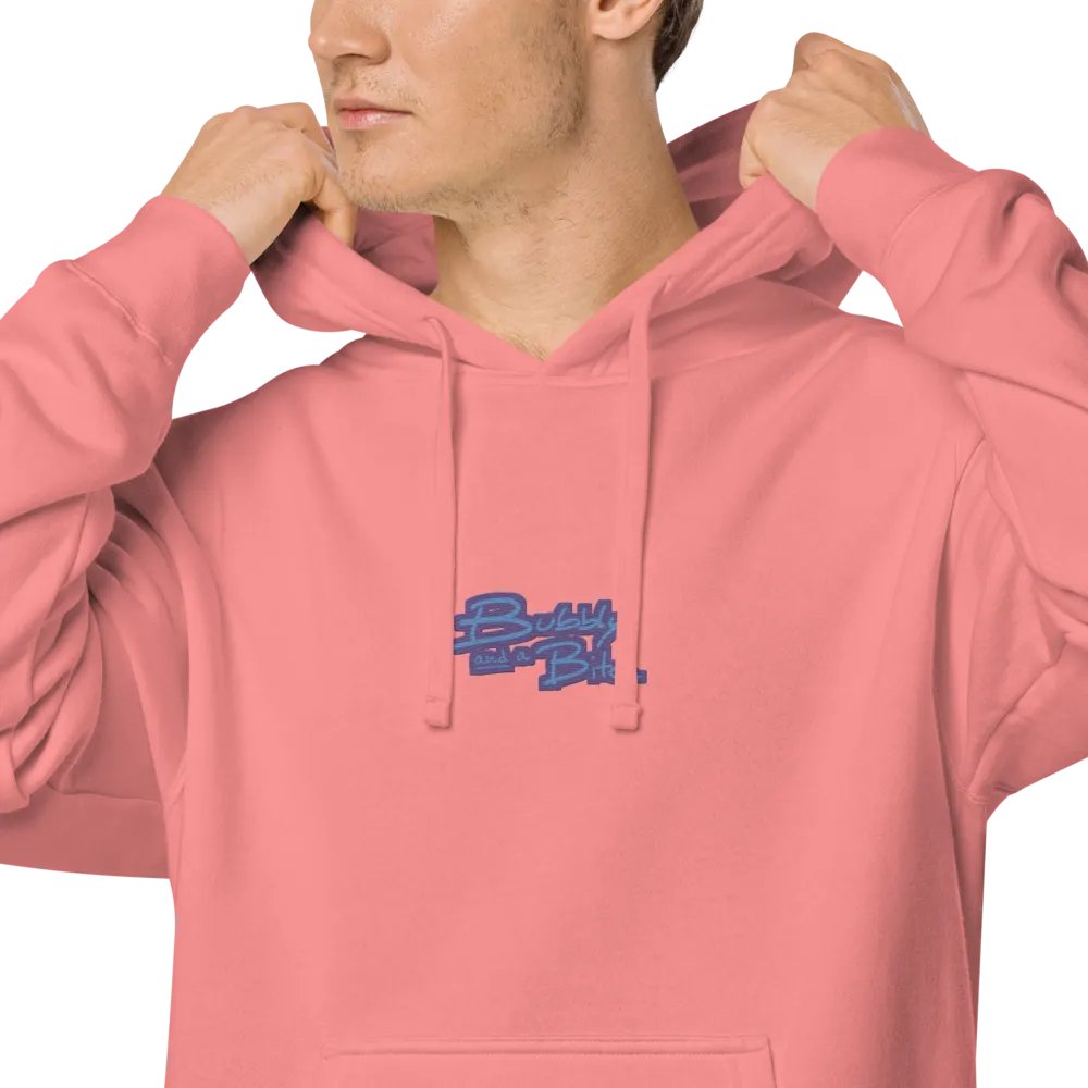Bubbly and a B*tch (C. violet design) embroidered pigment-dyed hoodie product image (8)