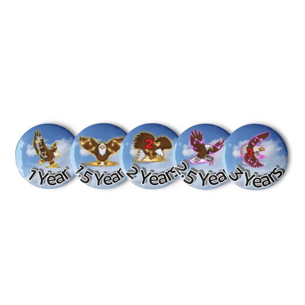 Subscriber Badge Pins (1-3 years) product image (9)